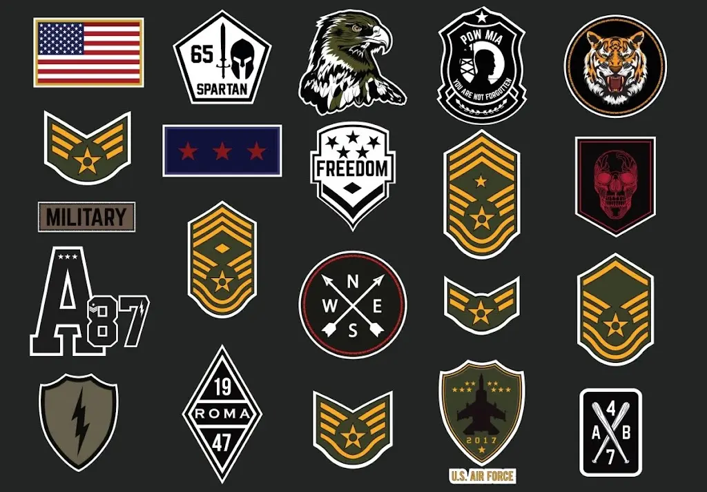 Guide To Identifying Military Patches USAF Army More
