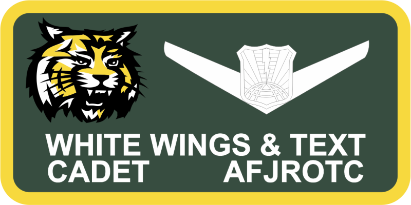 AFJROTC FL-931 Wildcats Forest High School Name Tag