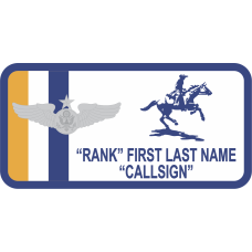 Image for Caesar Rodney High School AFJROTC DE-941 Instructor Name Tag