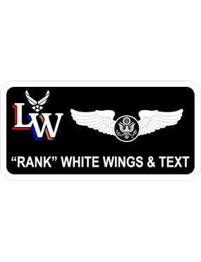 Image for AFJROTC District 210 Lincoln-Way Community High School Staff Name Tag