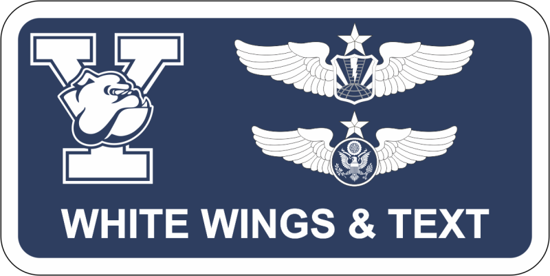 AFROTC Det 009 BullDog Name Tag