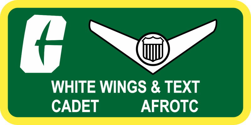 AFROTC Det 592 UNC Charlotte Name Tag 