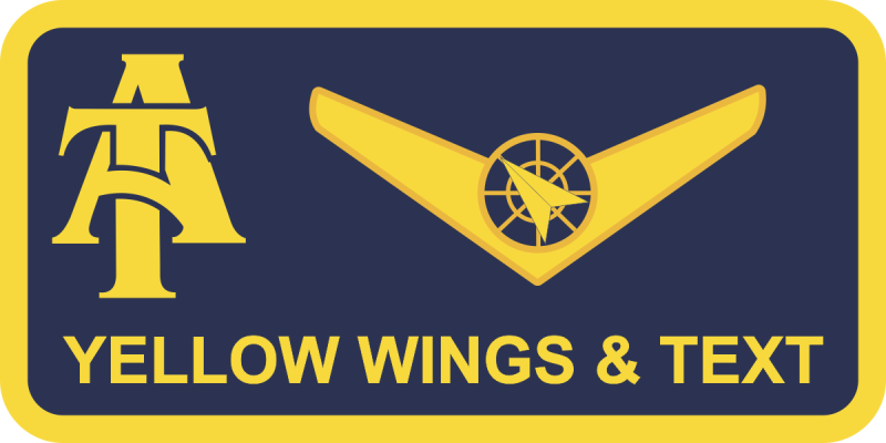 AFROTC Det 605 North Carolina A&T State Univ Name Tag
