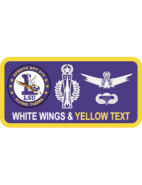 Image for AFROTC Det 310 LSU Tiger Logo Name Tag