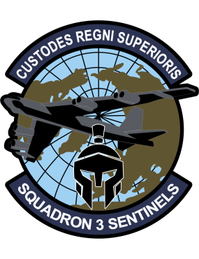 Image for AFROTC Det 157 Squadron 3 Sentinels Full Color Patch