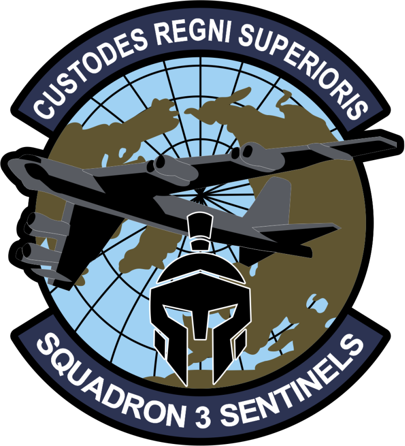 AFROTC Det 157 Squadron 3 Sentinels Full Color Patch