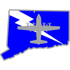 Image for 118 AS C-130 with CT State Outline Sticker