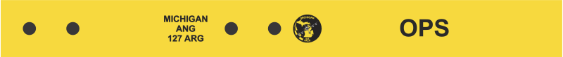 127 ARG OPS Michigan-Selfridge ANG Bag Tag