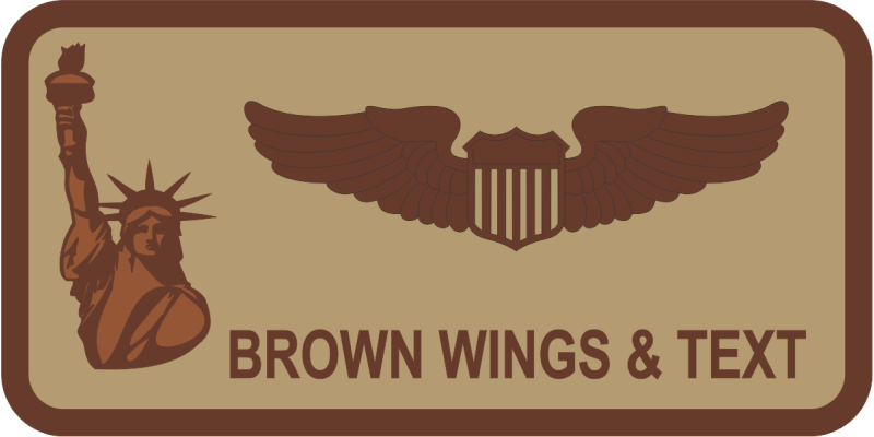 137 AS Desert Name Tag  