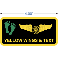 Image for 106 OSS Green Feet Name Tag