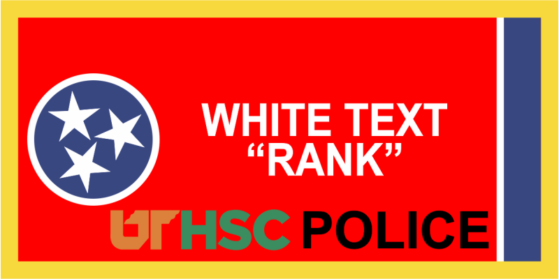 118 OG UT HSC Police Name Tag - Tennessee ANG