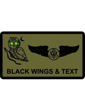 Image for 193 SOS Owl Large Name Tag 2.25"