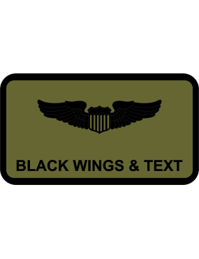 Image for 193 SOW OD Green Large Name Tag