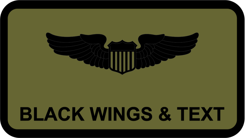 193 SOW OD Green Large Name Tag