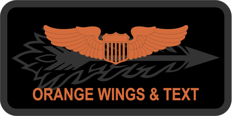 169 AS Large Arrow Name Tag