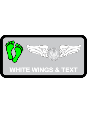 Image for 106 OSS Green Feet Name Tag