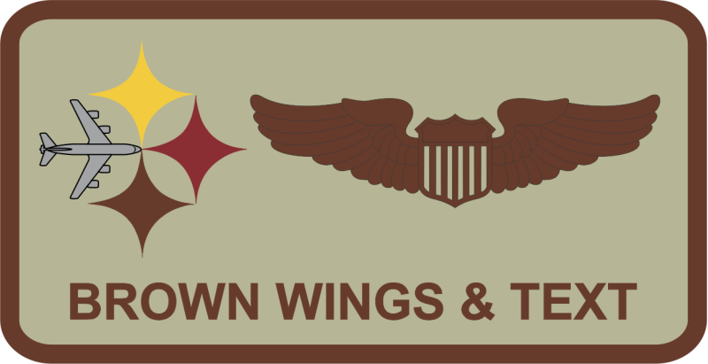 171 ARW Desert Name Tag - Pittsburgh ANG