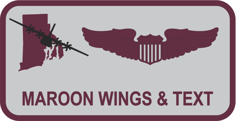 143 AS Rhode Island ANG Name Tag