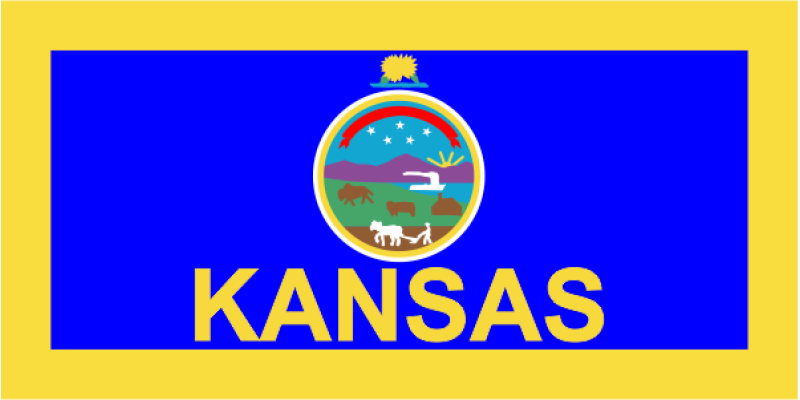 117 ARS Kansas ANG State Flag Pocket Tab