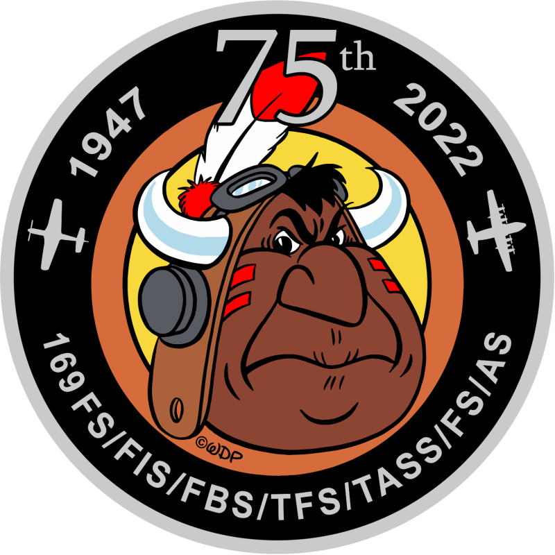 169 AS 75th Anniv Full Color Patch