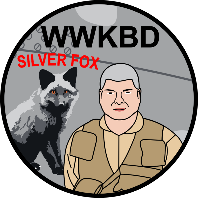 186 AS WWKBD Silver Fox Patch