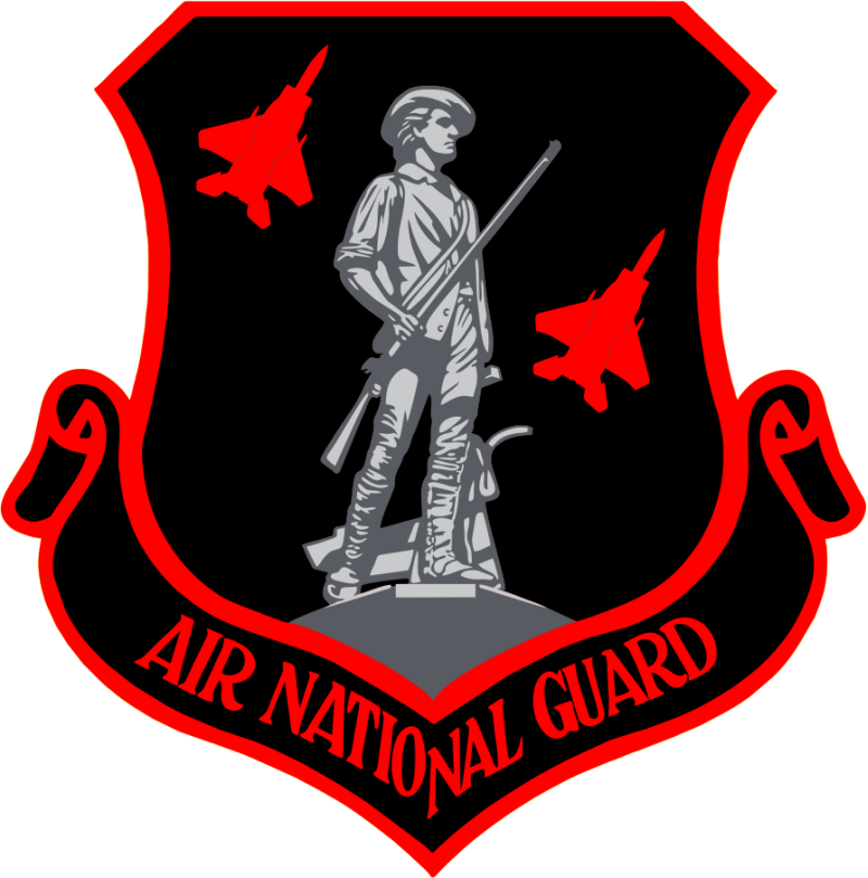 131 FS ANG with Red F-22 Black & Red Patch