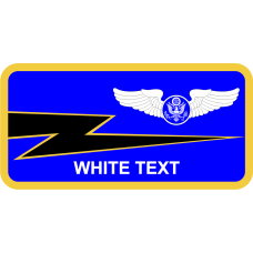 Image for 118 AS Lightning Bolt Name Tag