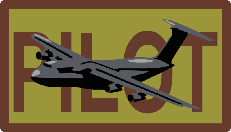 AFSC Pilot with Gray C-5 OCP Patch