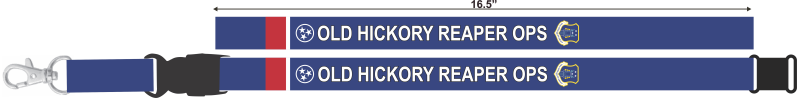 105 ATKS Blue Old Hickory Reaper Lanyard