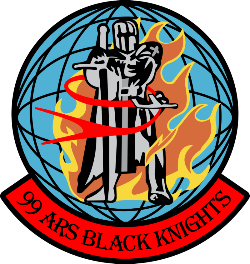 99 ARS Full Color Black Knights Patch