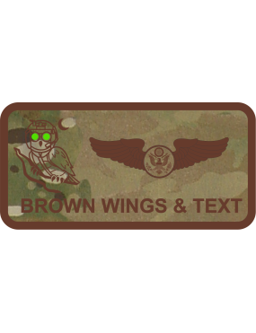 Image for 193 SOS Owl Large OCP Name Tag