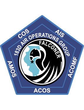 Image for 183 AOG Falconer Blue Patch