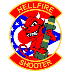 Image for 162 ATKS Hellfire Shooter with Ohio Flag Full Color Patch