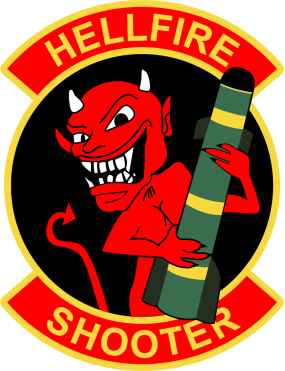 Image for 162 ATKS Hellfire Shooter Black Backgroud Patch