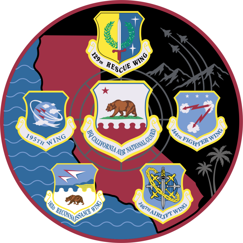 HQ California ANG Pizza Patch 