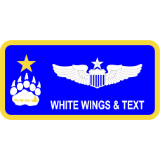 Image for 176 OSS Bear Claw North Star Blue Name Tag