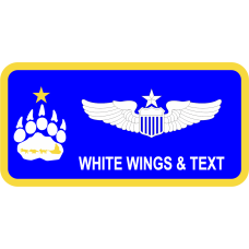 Image for 176 OSS Bear Claw North Star Blue Name Tag