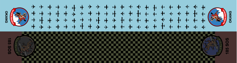 185 SOS Flight Scarf, Will Rogers ANG