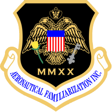Image for Aeronautical Familiarization Inc. Full Color Patch MMXX with Flag