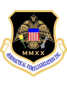 Image for Aeronautical Familiarization Inc. Full Color Patch MMXX with Flag