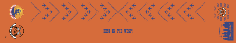 97 OSS "Best In The West" Flight Scarf, Altus AFB