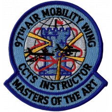 97 AMW CCTS Instructor Full Color Patch