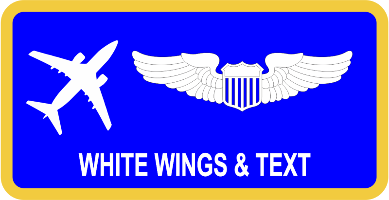 201 AS White C-40 Aircraft Name Tag