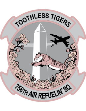 Image for 756 ARS Toothless Tigers Patch