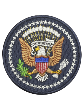 Image for Air Force One Presidential Seal Metallic Full-Color Patch 4"