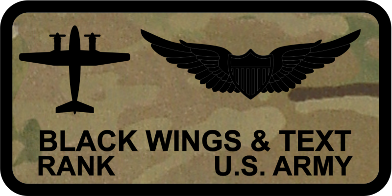 B Co 2-228th TFWB C-12 OCP Name Tag 