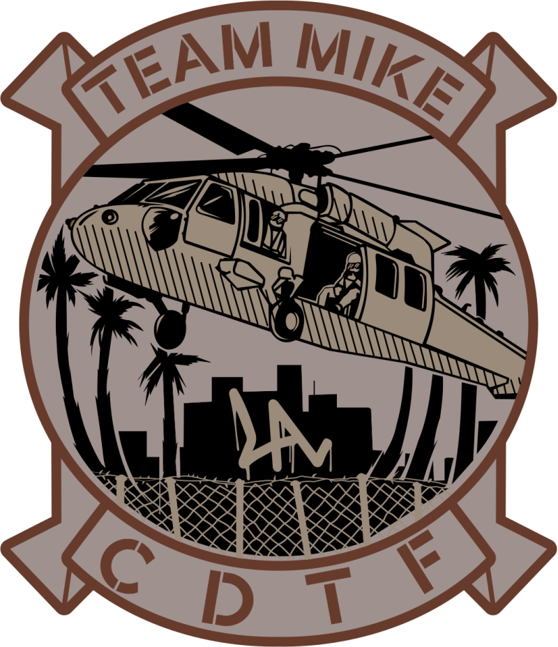 1-140th Aviation Regiment Team Mike CDTF Desert Patch