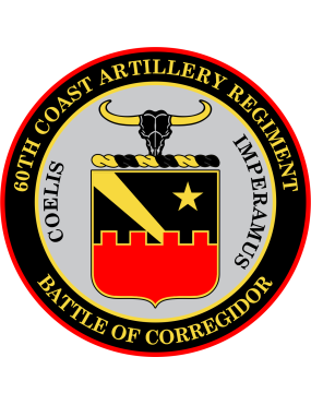 Image for Fort Mills 60th Coast Artillery Regiment "Battle of Corregidor" Patch