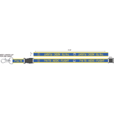 Image for 716 TS Blue/Yellow Lanyard