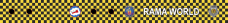 Image for 340 WPS Yellow & Black Checkered Bag Tag, Barksdale AFB